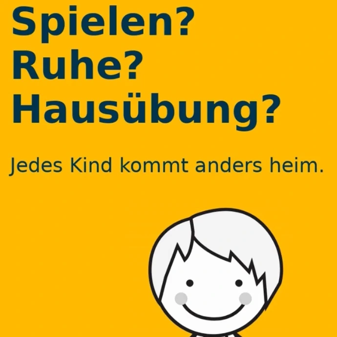 Grafik „Spielen? Ruhe? Hausübung? Jedes Kind kommt anders heim.“ – Human-Design-Vortrag für Eltern von Volksschulkindern bei ANKERZEIT Wien